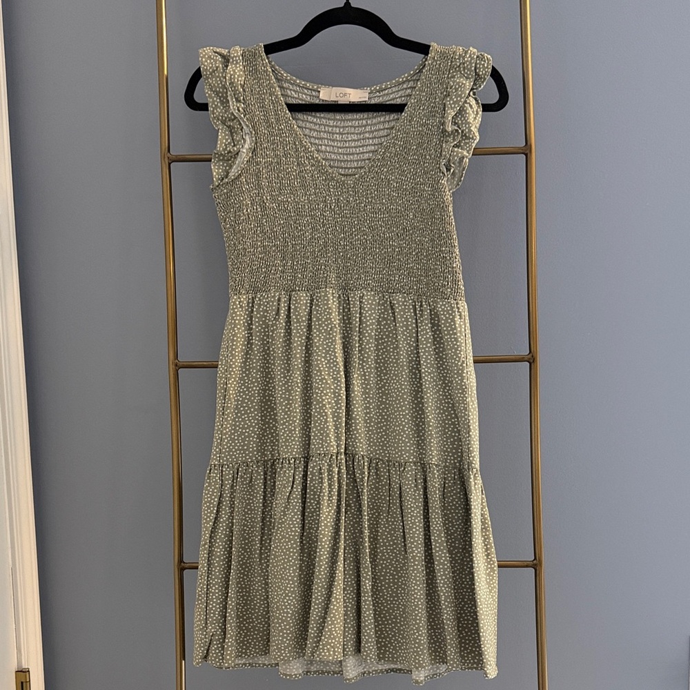 LOFT Polka Dot Dress
